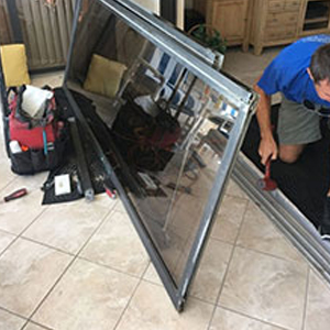 sliding glass door frame repair Auburn